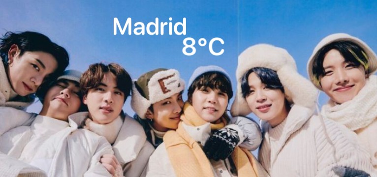 winter with BTS