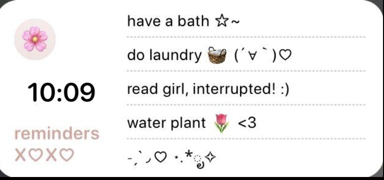 widget reminder