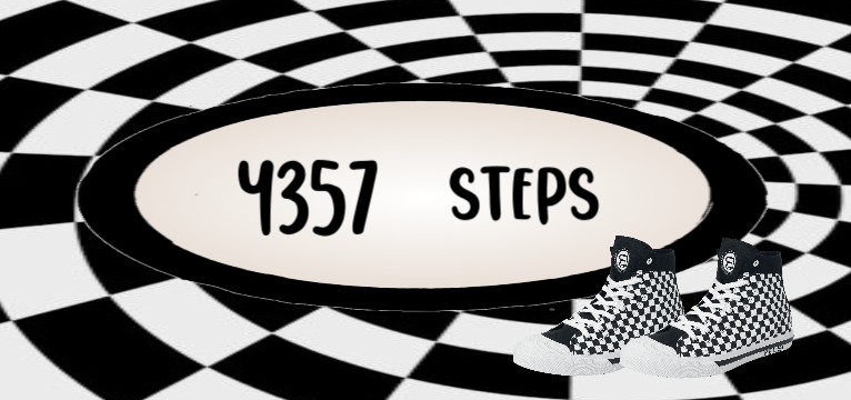 Steps Schwarz Weiss Spirale 