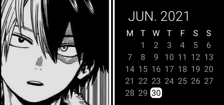 Todoroki Calendar
