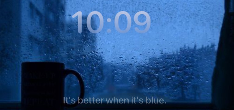 blue