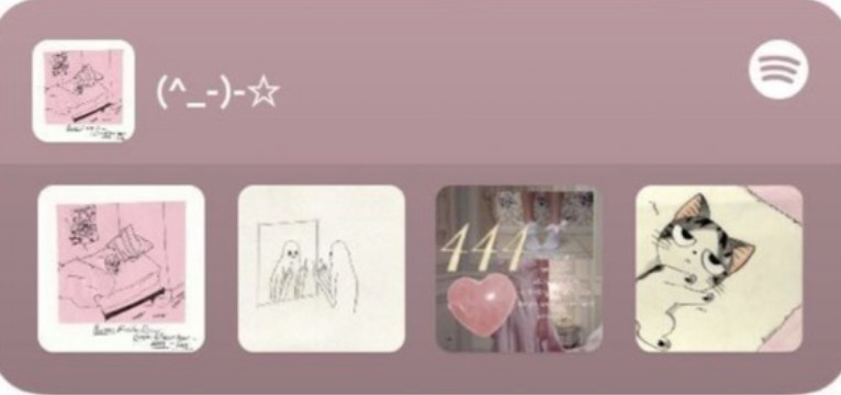 Spotify widget 