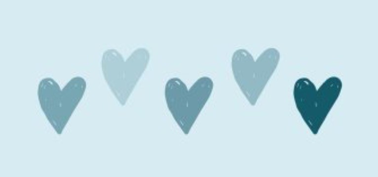 blue hearts