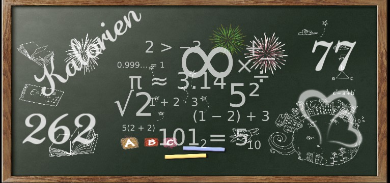 Herzschlag Kalorienverbrauch Kreidetafel 1