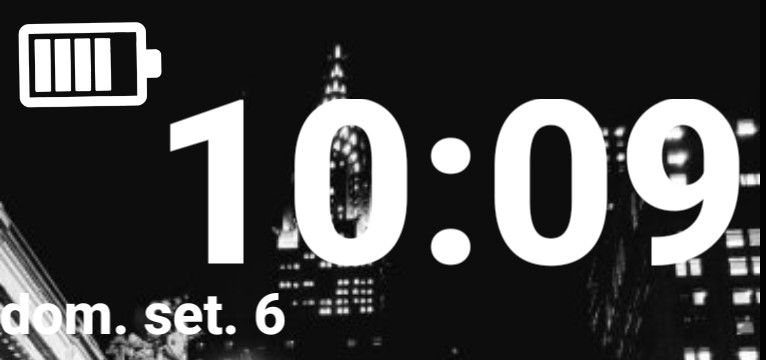 widget de Hora
