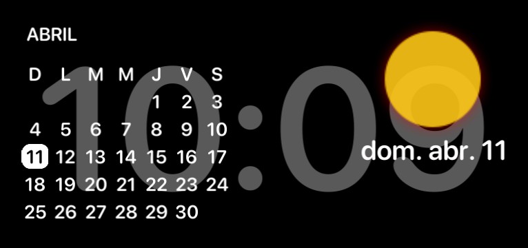 weather, time and calendar