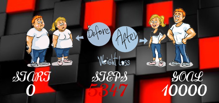 Step Red Black