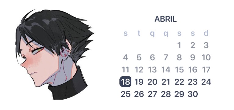 anime calendar