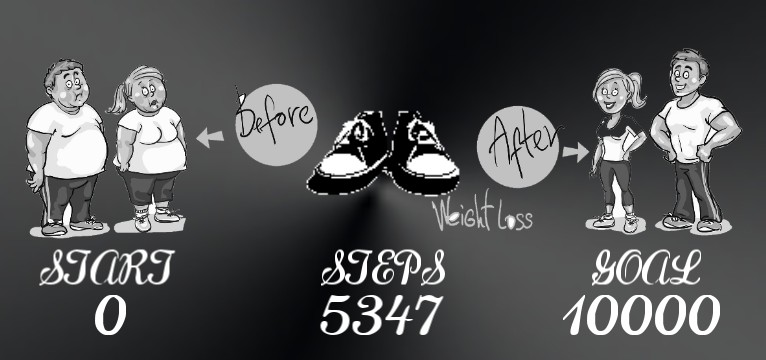 Steps Black and White 
