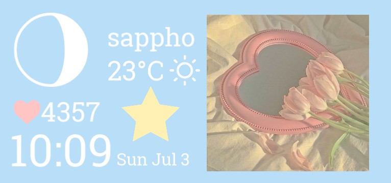 pastel widget