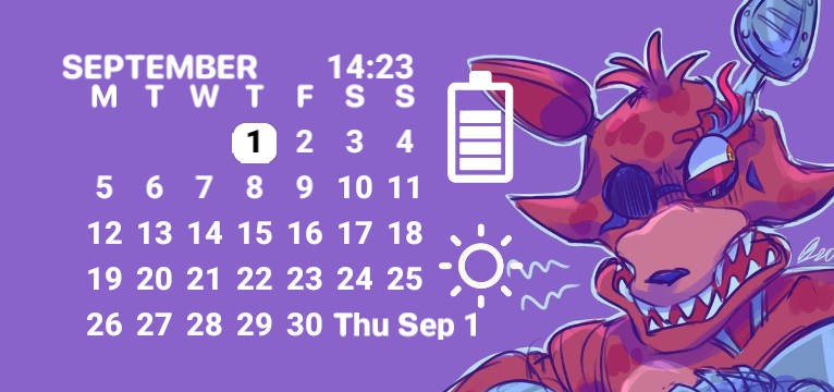 Foxy - Calendar
