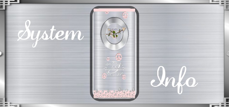 System Info Banner Peace Natur 