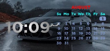 BMW clock n date