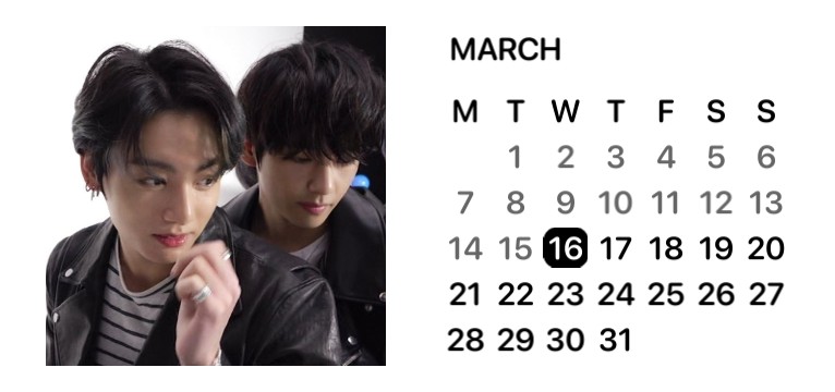 TaeKook Calendar