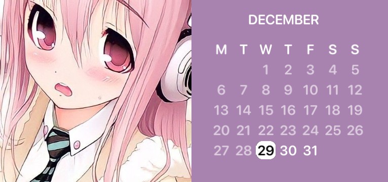 anime widget