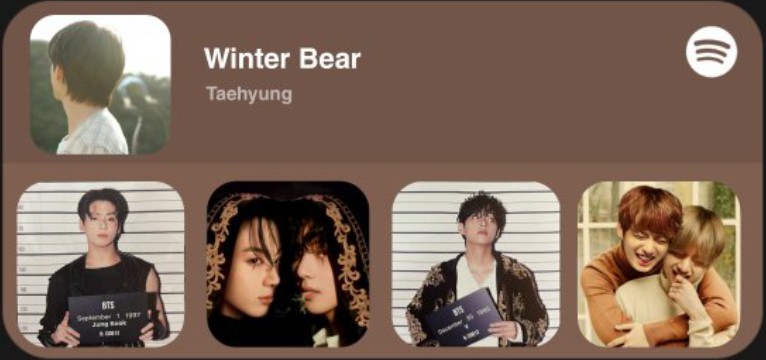Spotify Taehyung Brown