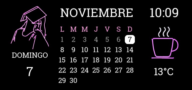 Books & coffe calendar 
