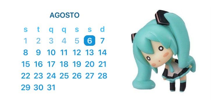 Hatsune Miku Calendar 