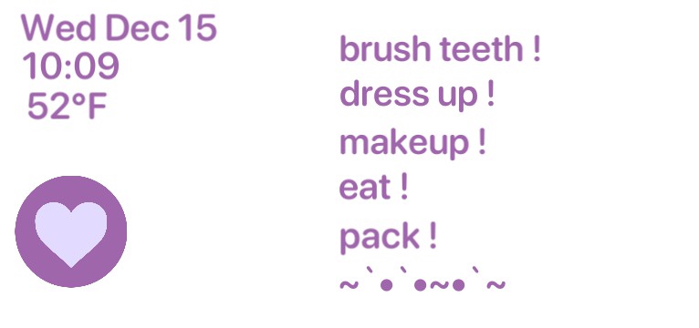 To do list
