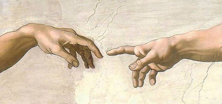 touching hands