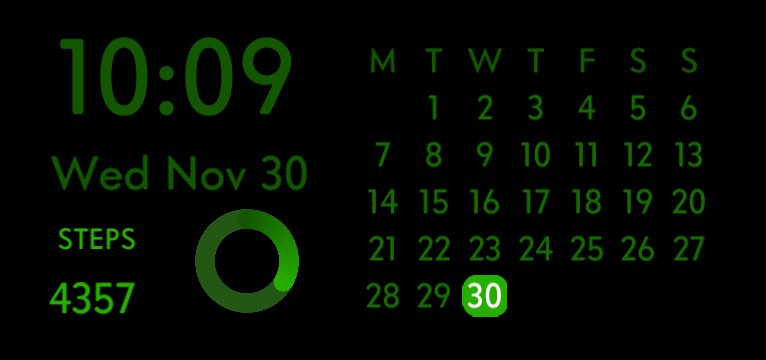 clock calendar