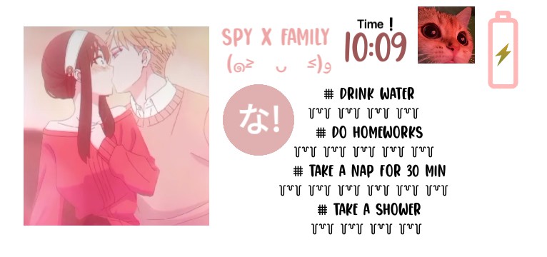 spy x family widget