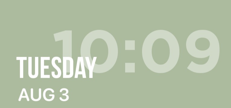 green medium time widget Copy