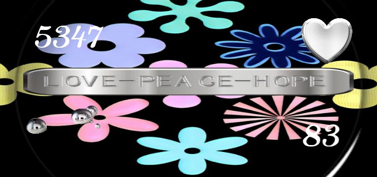 Herzschlag Schritte Love Peace Hope 1