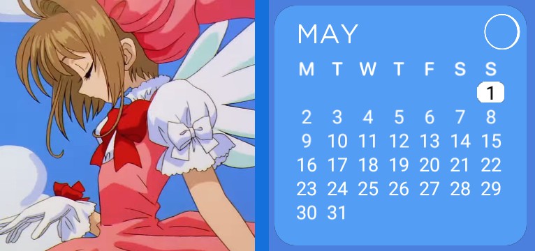 Sakura Cardcaptor Calender