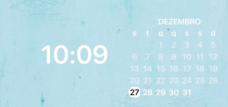 Calendrio Azul 