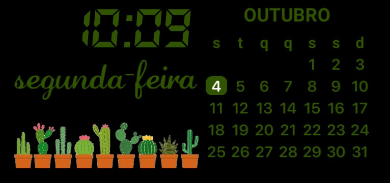 Cactos Calendrio 