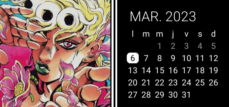 giorno govanna calendar 