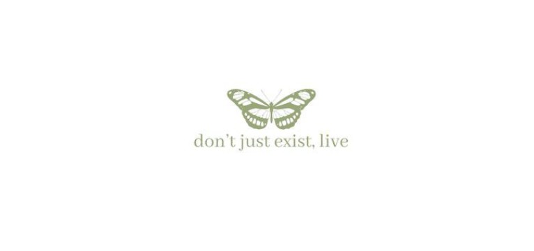 sage green butterfly 