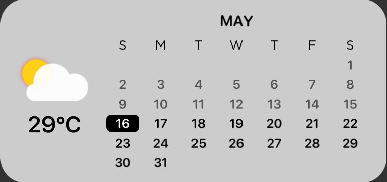 HCalendar Simple Light