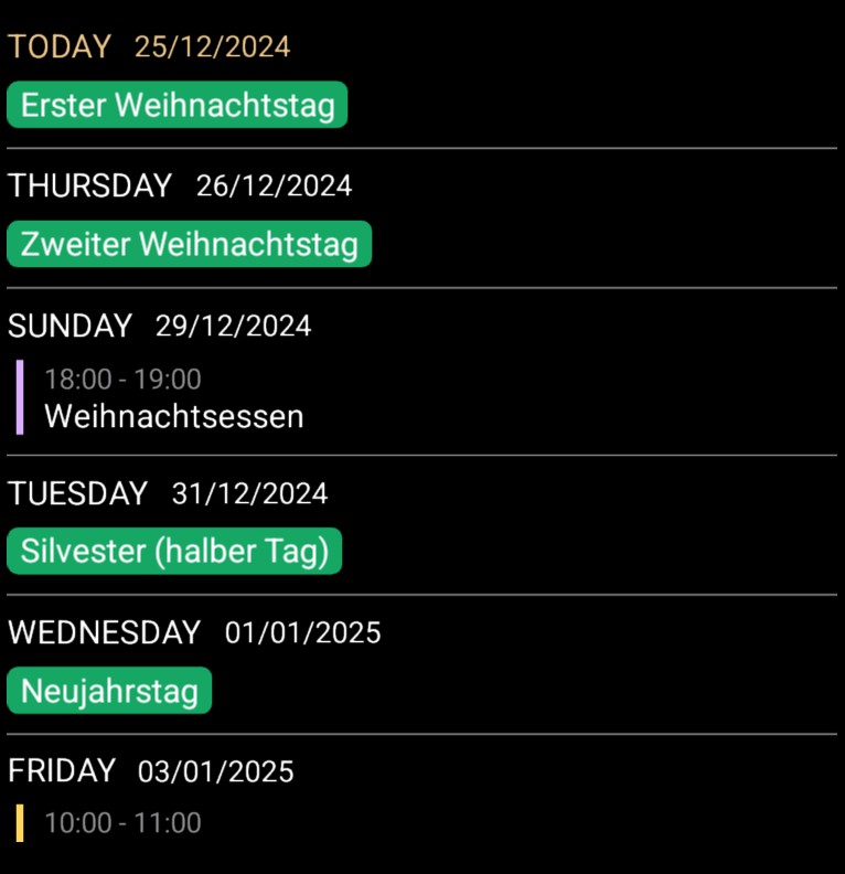 Calendar