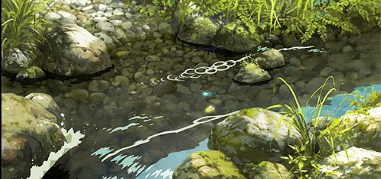 flowing 