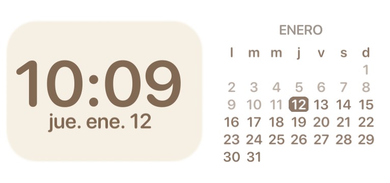 calendar brown