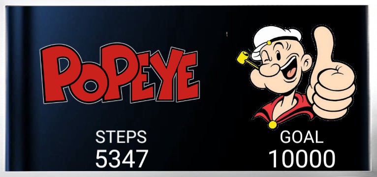 Step counter Serie Popeye  