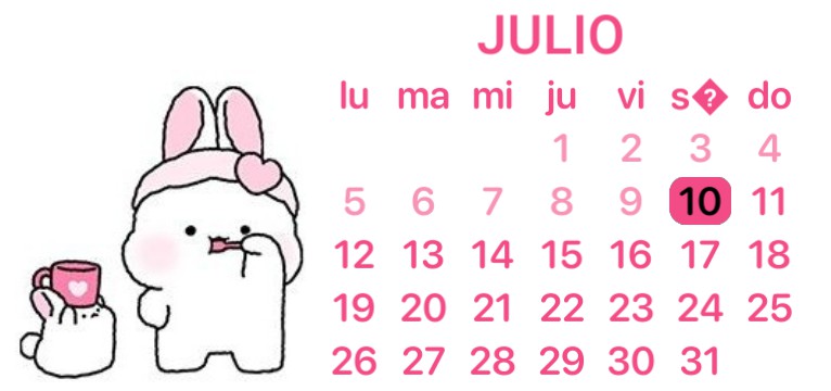 Calendar cute