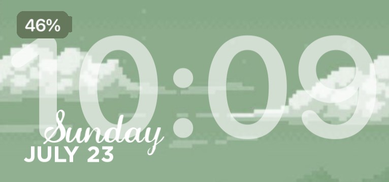 Time Clock Green