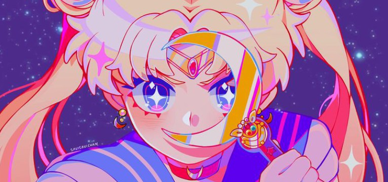 Purple sailor moon 