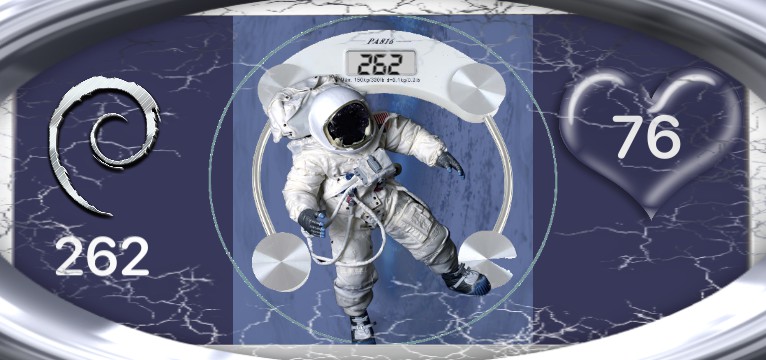 Herzschlag Kalorienverbrauch Astronaut 