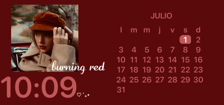red calendar