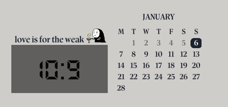 gray calendar