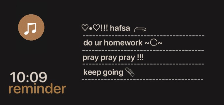 reminder