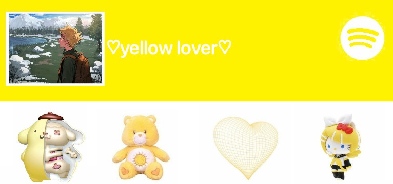 yellow spotify 