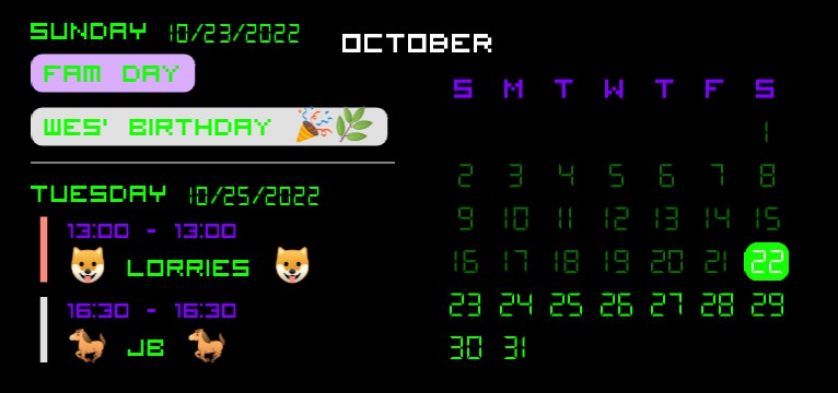 Calendar 