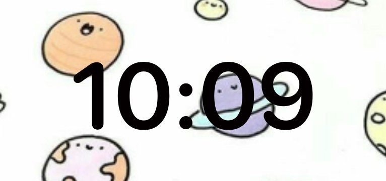 clock but cute clock