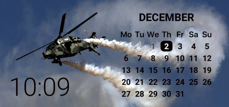 Indian Helicopter Widget