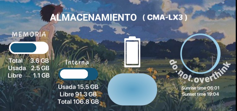 Task bar blue aesthetic sunrise and moon Copy